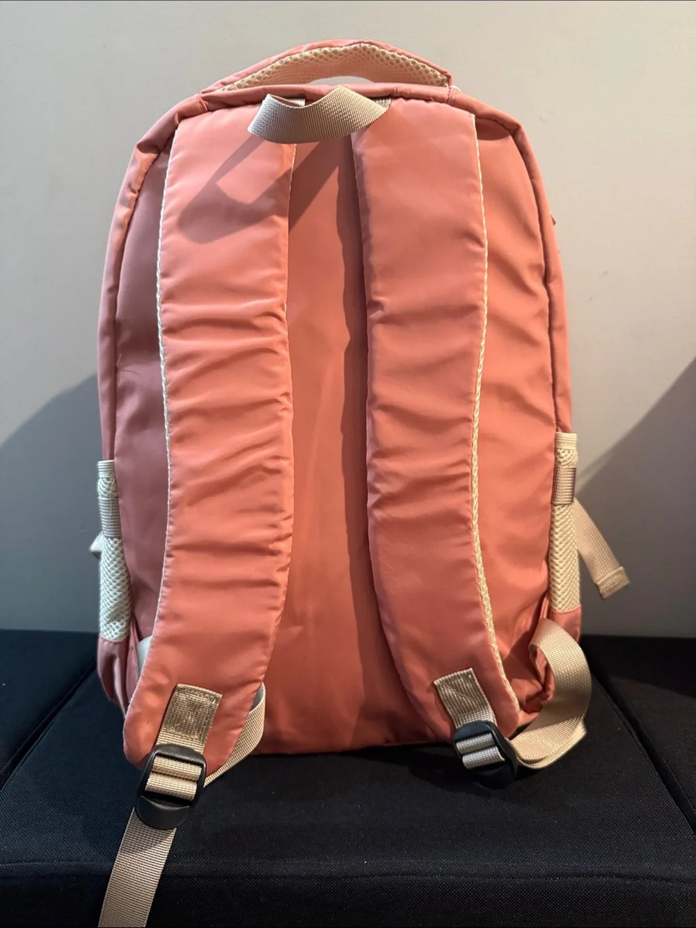 Pink Multi-Pocket Backpack - Stylish Everyday Bag